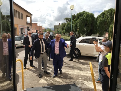 cerimonia cittadinanza onoraria usmanov arrivo