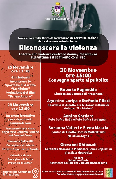 Cug evento Arzachena riconoscere la violenza low