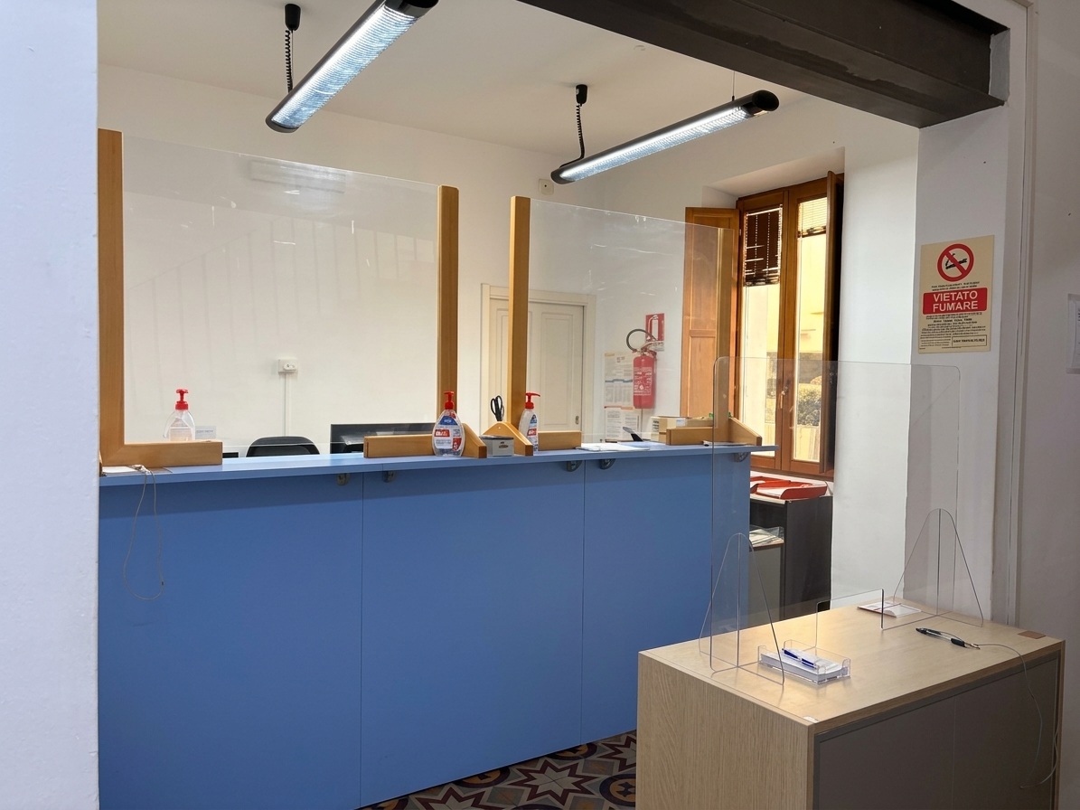Ufficio Anagrafe Comune di Arzachena - spazio interno