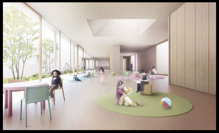 nuova scuola dell'infanzia Arzachena progettata da studio wok