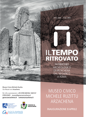 Invito inaugurazione museo civico Michele Ruzittu di Arzachena 8 4 2022