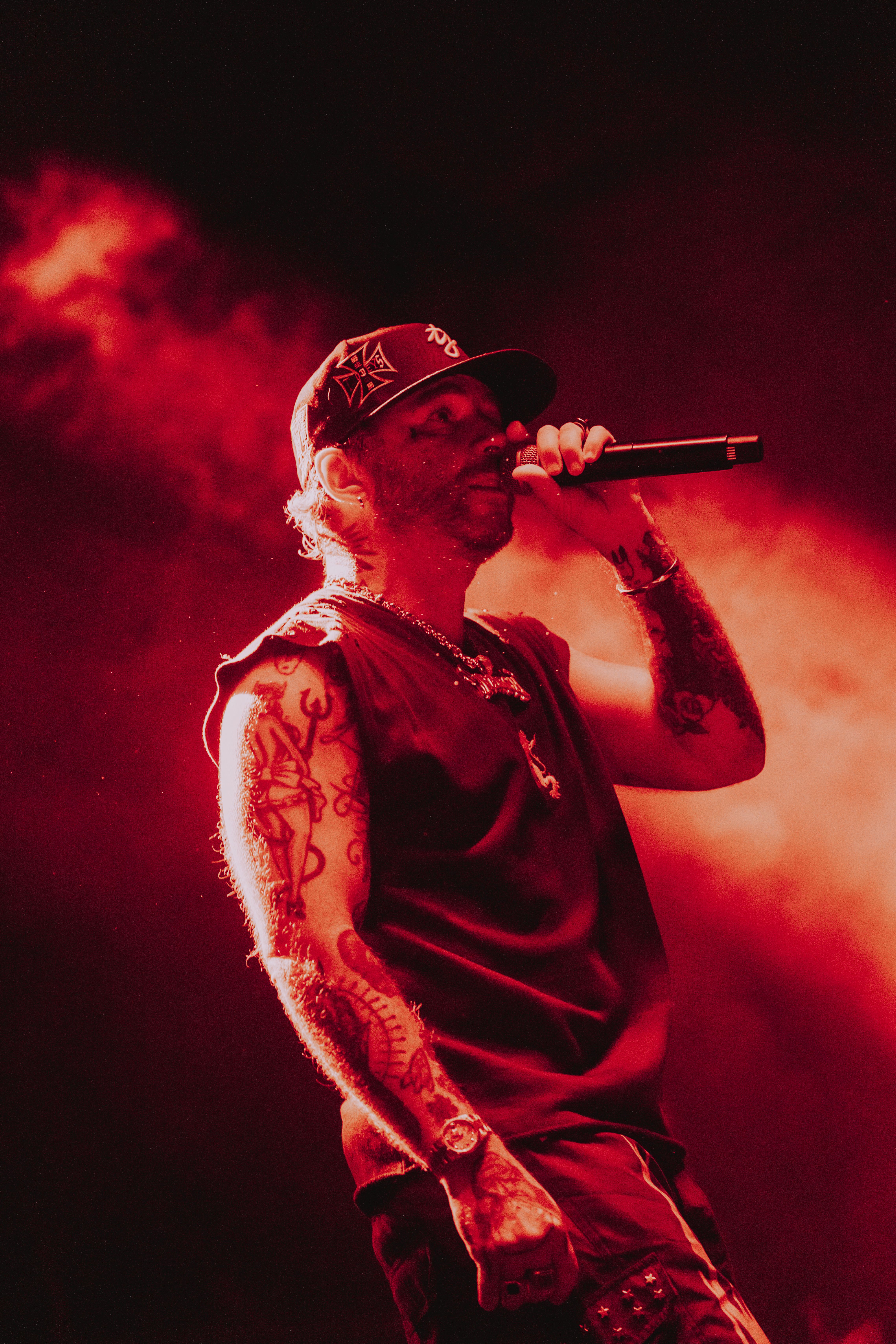 foto ufficiale Salmo in concerto