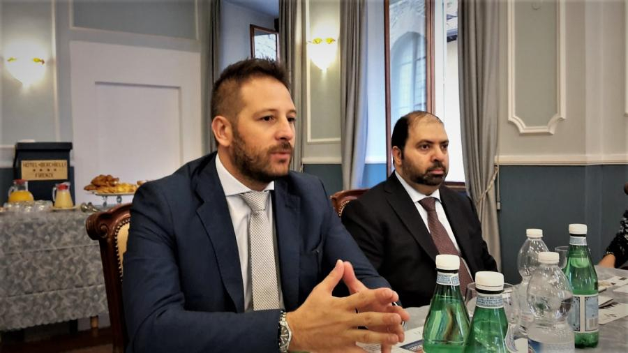 sindaco Roberto Ragnedda e Ibrahim Ahili per Arzachena a Dubai
