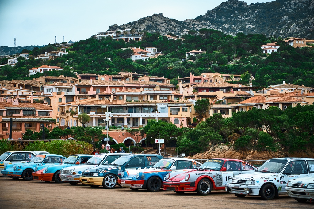 Auto storiche in gara al rally Costa Smeralda