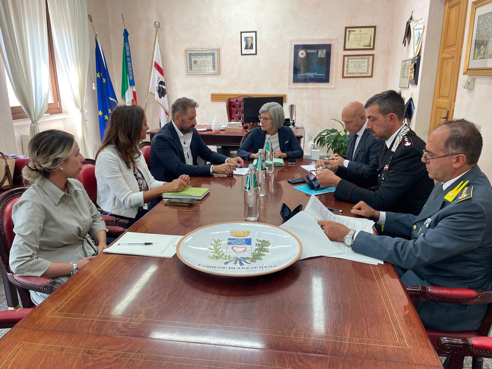 Riunione del Comitato provinciale ordine pubblico e sicurezza ad Arzachena