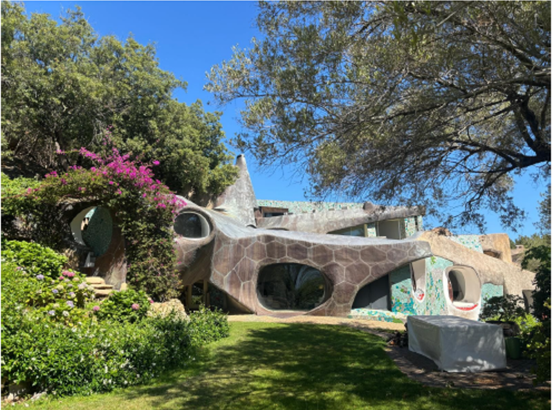 Villa Jacques Couelle ad Abbiadori, Arzachena - esterno